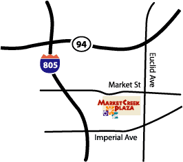 Market Creek Plaza Area Map